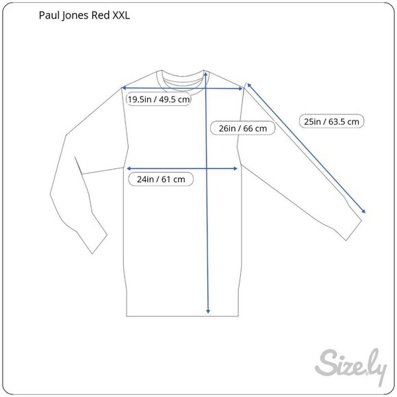 Paul Jones PJ Mens Size XXL Red V Neck Long Sleeve Pullover Red Sweater - Picture 2 of 8